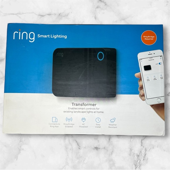 Ring Smart Lighting Low Voltage Lighting Transformer Black Bridge Required - Picture 1 of 2